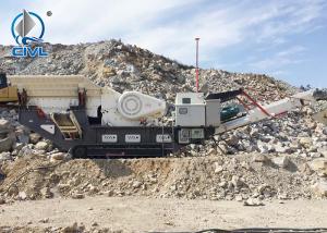 Quality Construction Waste Crushing Equipment Mobile Crushing Plant Contains Jaw Crusher wholesale