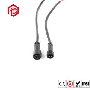 Quality M10 Wire Cable Plug Aviation LED Street Light Male Female Butt Waterproof Connector wholesale
