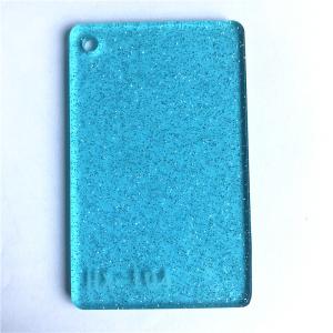 Quality Light Blue Clear Acrylic Glitter 36 X 36 Acrylic Sheet For Kitchens 1.2g/Cm3 wholesale