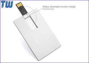 Quality Laser Engraved Metal Card 32GB Thumb Drives Stick Twister UDP Chip wholesale