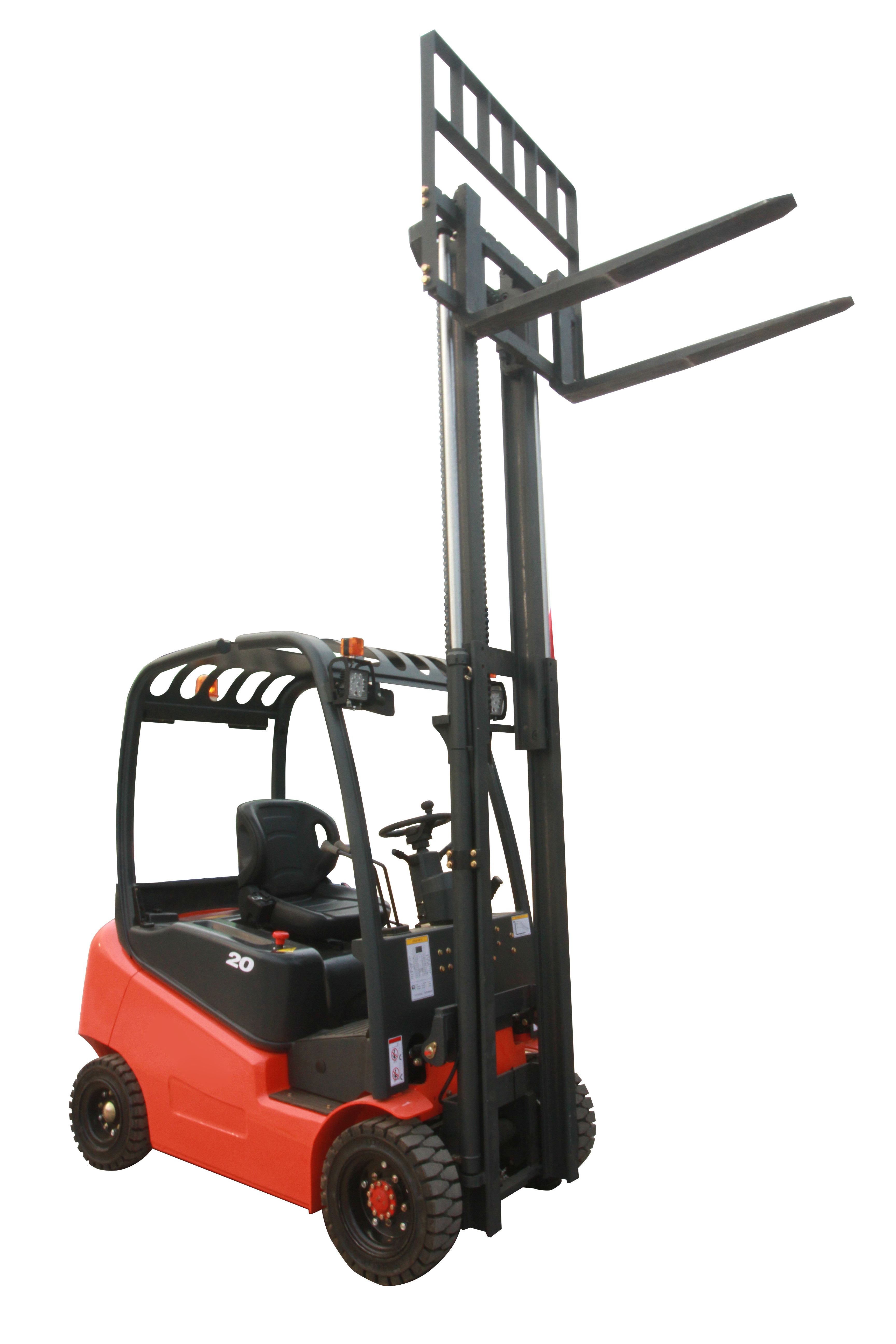 CPD20E 2t Logistics Forklift Transporting Heavy Machinery