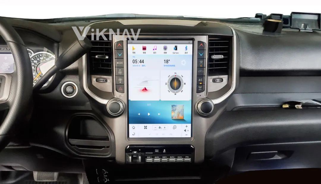 For 2018- 2020 Dodge Ram 12.1 Inch Screen 8 Core Car radio Navigation GPS Multimedia DVD Player Wireless Carplay 4G BT