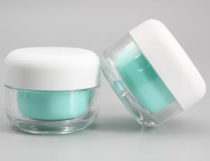 Quality Double Layer 54mm 1.75oz Empty Lotion Jars wholesale