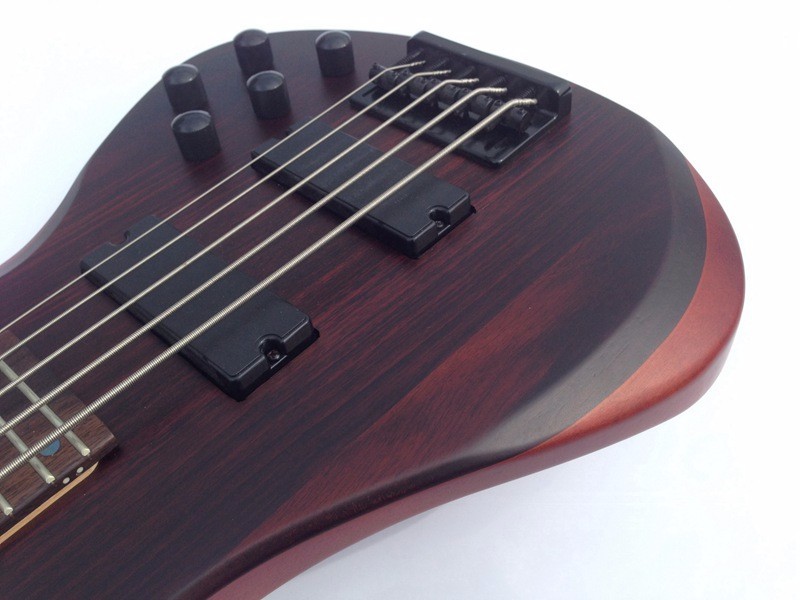 professional high quality 5 string permance bass guitar Through Neck rosewood and Mahogany body