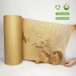 Biodegradable Eco Friendly Packaging Honeycomb Paper Wrap Brown Kraft Paper Roll