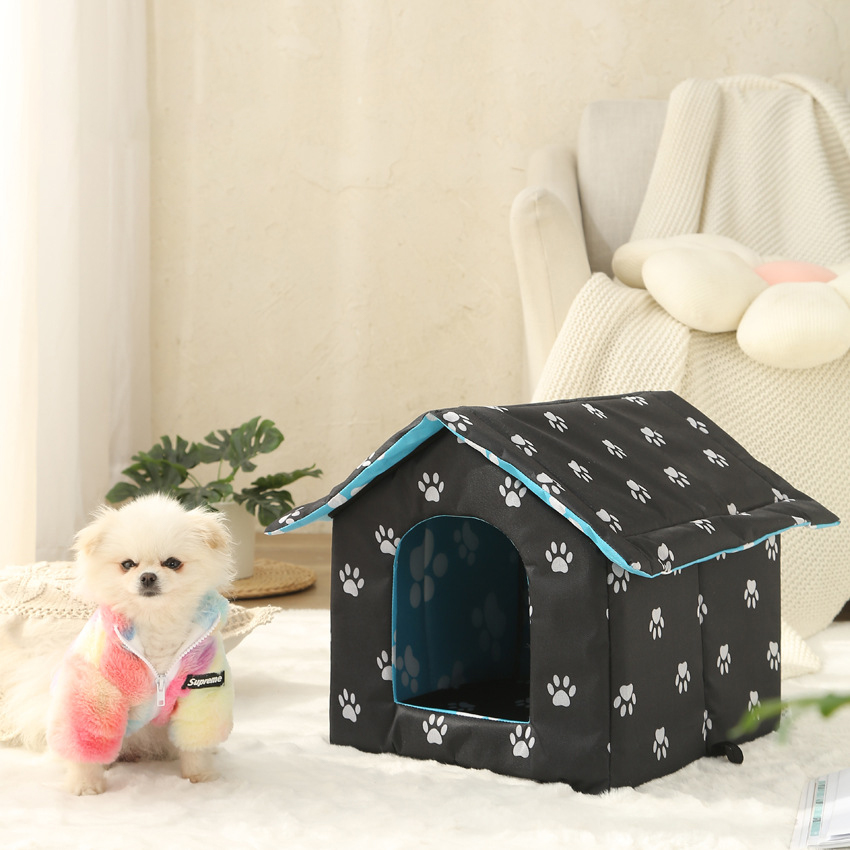 Waterproof Pet Bed Customized Logo Foldable Winter Dog House for Pet House