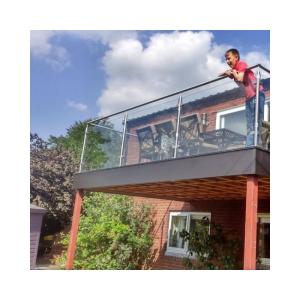 Quality Outside Laminated Railing Glass 12mm Laminated Glass Guardrail wholesale