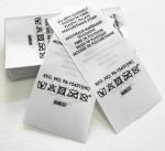 Heat Transfer Swimwear Nylon Satin Wash Care Label / Heat Press Tagless Labels