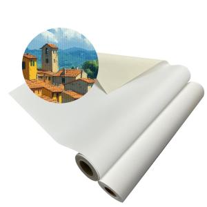 Quality Printable Waterproof 220gsm Polyester Canvas Rolls For Giclee Art Printing wholesale