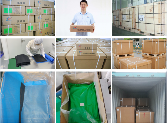 Dowhon Odorless Fuoroelastomer Rubber Slab FFKM O Rings Harsh Chemical Medium Environment Resistance 6
