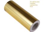 Gold Silver Excellent Metallic Luster Polyester Film PET Metallized Thermal