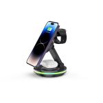 Multifunctional 4 In 1 Wireless Charger Station White/Black/Grey/Purple PD/QC 5V