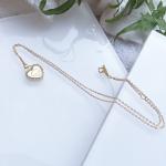 18 Inch Sterling Silver Heart Pendant Necklace Rhodium Plating