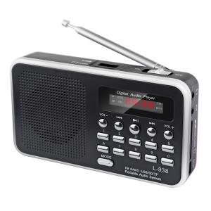 Quality LED FM Portable Battery Operated Radio With 3.7V 400mAh Battery wholesale