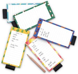 Quality Tropical Plants Weekly Magnetic Fridge Notepads Meal Planner For Family wholesale
