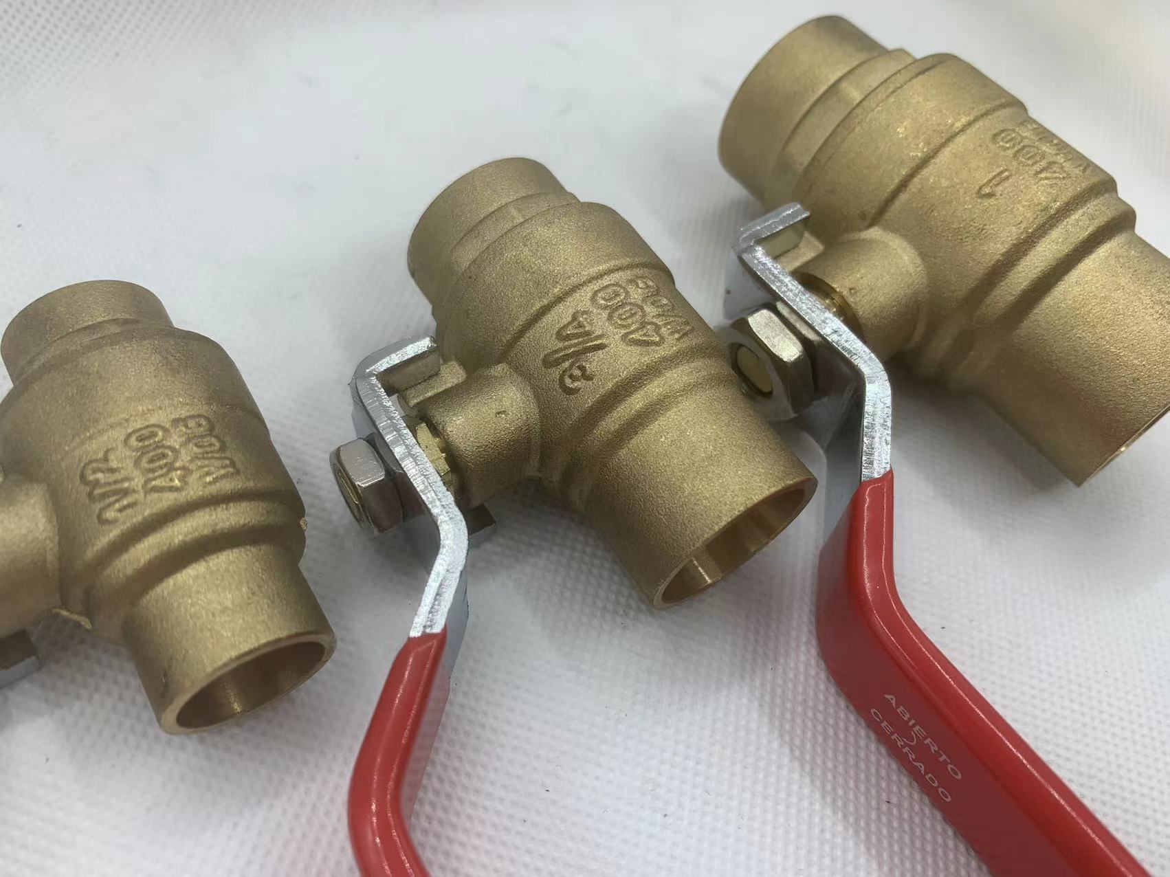 Durable 1/2 Inch Full Way Brass Ball Valve 400wog Female Threaded