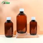 Gold Cap Packaging Cosmetic Essence Bottle For Facial Cleanser
