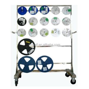 China Factory wholesale SMT antistatic trolley ESD smt reel storage cart SMT component trolley cart on sale