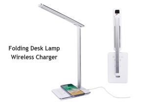 Quality Eye Caring Foldable Desklamp 10W QI Wireless Charging Pad wholesale