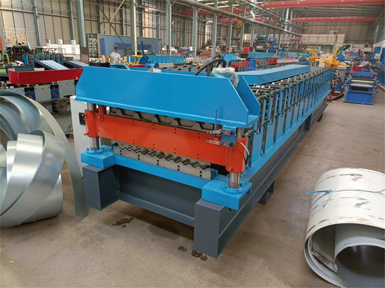 Metal Corrugated And Trapezoidal Roof Wall Panel Double Layer Roll Forming Machine