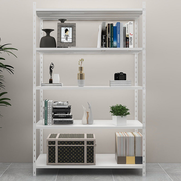 Customized Garage Storage Boltless Metal Shelving 5 Tiers Heavy Duty Steel Racking Unit