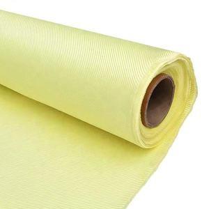 Quality High Strength 3000D 400g Para Aramid Kevlar Fabric Yellow wholesale