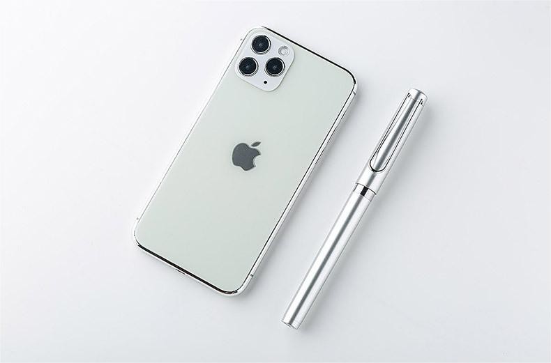 Minimalist Creative Gel Ink Pen Large Capacity Ink Metallic Painted ABS Business Gel Pen