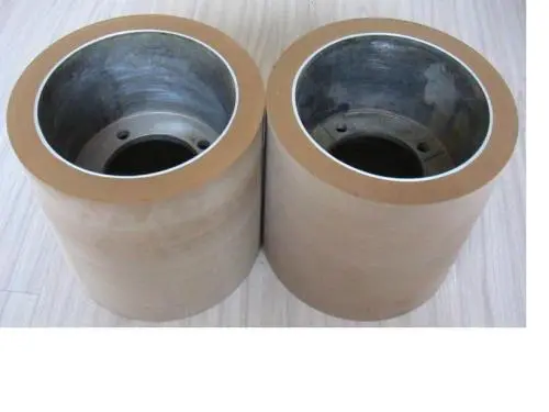 Customized 6" inch Silicone Coated Nip Rice Mill Huller Rubber Roller for Home