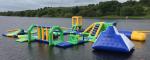 Lake Floating Inflatable Water Park / Inflatable Water Games For Adults And Kids