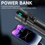 Strong Light Portable Emergency Flashlight Rechargeable Outdoor Patrol