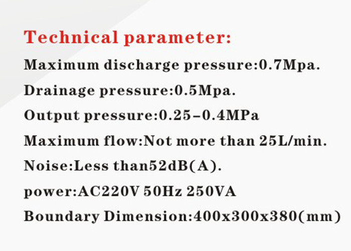 Portable Oilless Medical Air Compressor , Gas Air Compressor For Ventilator