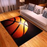 Grass Court Living Room Floor Carpets Green 3d Printed Rugs 1.5*1m