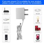 Dvd 12V 2A Power Adapters Wall Mounted 24W DC Plug Adapter VI Level
