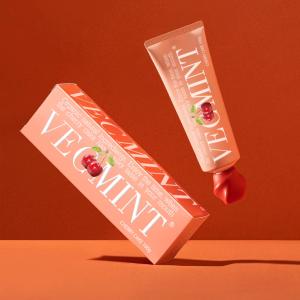 Quality VECMINT Cherry Cake Flavored Toothpaste - With Organic Natural Ingredients, Delightful Milky Oral Experience wholesale