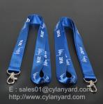 Durable Blue Nylon Neck Ribbon directly from China nylon lanyard factory