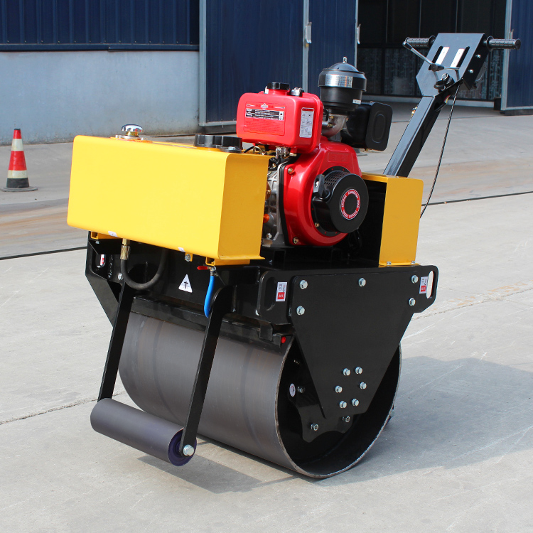 Road Construction 0.5 Ton Vibratory Roller with and Hydraulic Station Drive Method