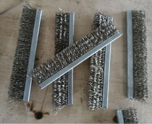 Quality Customized Stainless Steel Wire Strip Brush For Metal Polishing wholesale