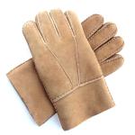High quality sheepskin leather men gloves