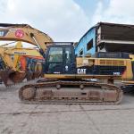 Caterpillar 349D Used Crawler Excavator Dredging depth 4.18 m