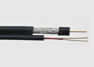 Quality High Speed RG59+2C CCS PVC Coaxial TV Cable For CCTV System CE Certification wholesale