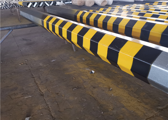 25-40FT 8 Sides Galvanized Steel Electric Pole With Luminous Painting Q345