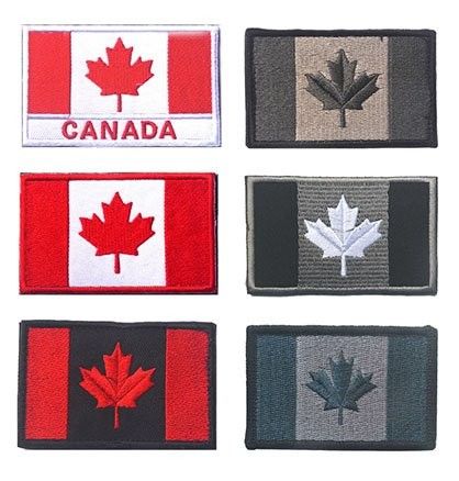 Military Flag Custom Embroidered Badges , 3D Decorative Patches For Clothes