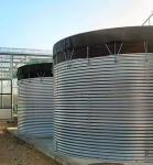 Rainwater Collection Tank Round Galvanized Corrugated Steel Tank Round Water