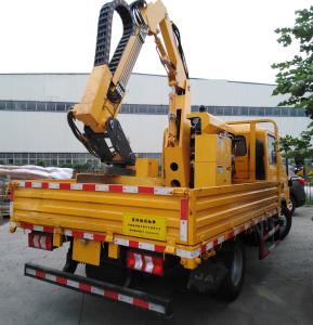 Quality Vehicle Mounted Type Tractor Hedge Cutter Green Pruning Truck wholesale