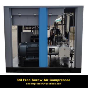 Quality High End Screw Oil Free Dry Air Compressor for Food Processing wholesale