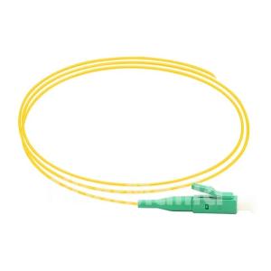 Quality LC/APC Fiber Optic Pigtail 0.9mm Simplex Single Mode Yellow Jacket wholesale
