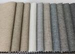 linen look sofa fabric upholstery fabric colorful polyester fabric for sofa