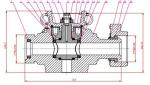 Blue High Pressure Wellhead Valves For Oil Well Cementing Operation