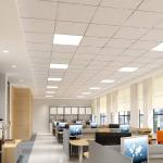 Mineral Wool Sound Absorption Acoustic Board for Office Ceiling Soundproofing