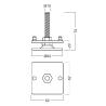 Buy cheap Plastic End Cap of of 80MM Maxima Square Profile,Octanorm Similar products for from wholesalers